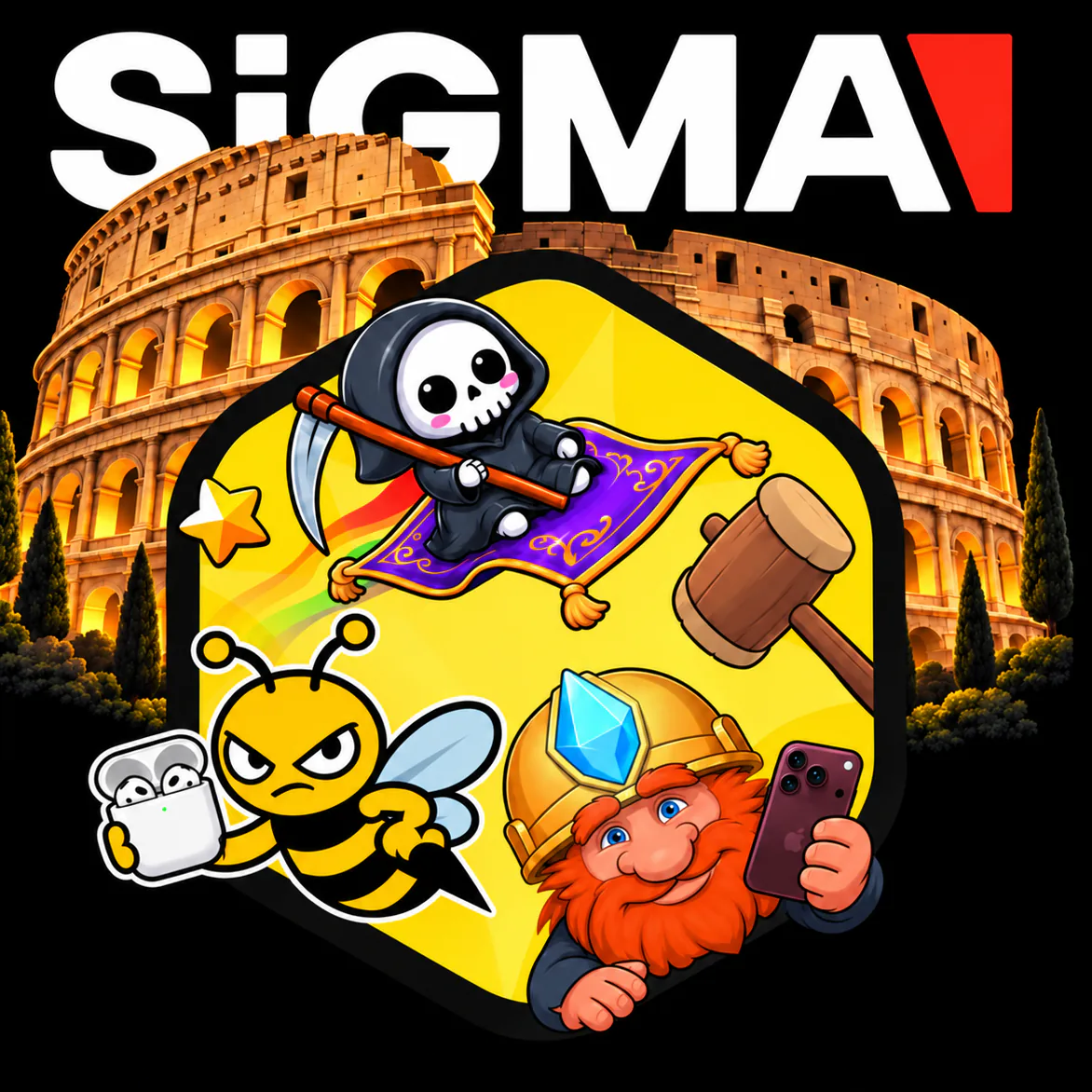SiGMA, Колизей и персонажи Beexar